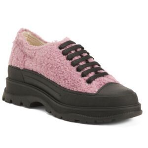 INTENTIONALLY BLANK Pink and Black Sneakers